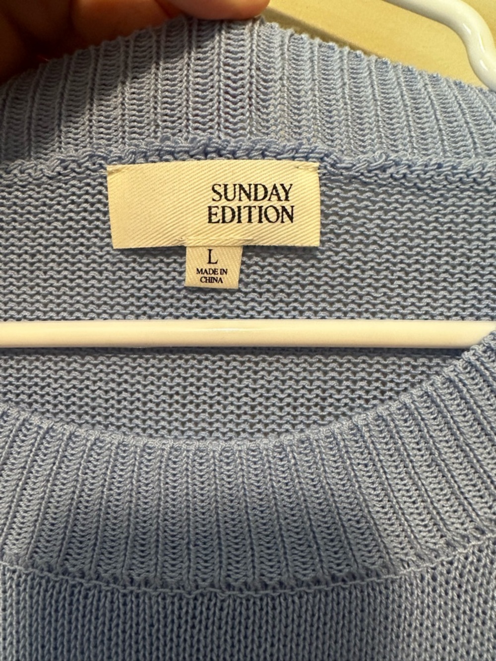 Sunday Edition Lobsters & Cocktails Sweater Blue Size L - Picture 8 of 14